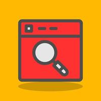 Search Engine Vector Icon Design