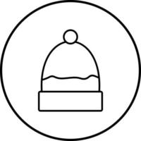 icono de vector de gorra caliente