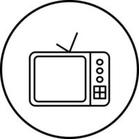 icono de vector de televisor