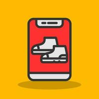 Exercise Shoes Vector Icon Design