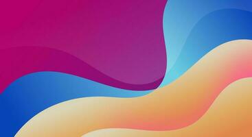 Colorful wavy background wallpaper photo