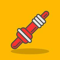 Spark Plug Vector Icon Design