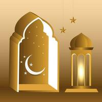 WebRamadan Uae Template in Vector. The Theme, Greeting Card, Generous Ramadan, Half Moon, vector