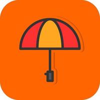 Umbrella Vector Icon Design