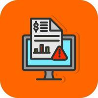 Online Reports Vector Icon Design