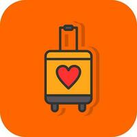 Suitcase Vector Icon Design