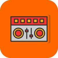 DJ Mixer Vector Icon Design