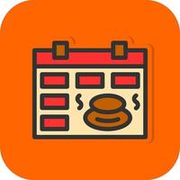 Spa Booking Vector Icon Design