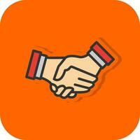 Handshake Vector Icon Design