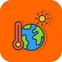 Global Warming Vector Icon Design