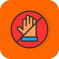 Hand Off Vector Icon Design