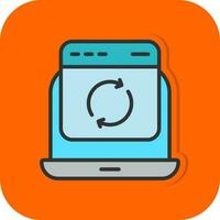 Website Update Vector Icon Design