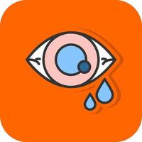 diseño de icono de vector de conjuntivitis