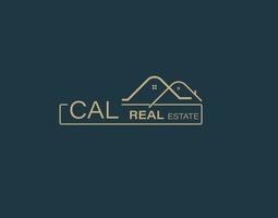 CAL Real Estate and Consultants Logo Design Vectors images. Luxury Real Estate Logo Design