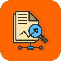 Diagnostic Analytics Vector Icon Design