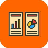 Comparative Analytics Vector Icon Design