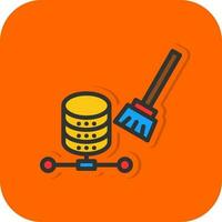 Data Cleansing Vector Icon Design