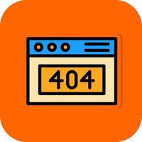 404 Error Vector Icon Design