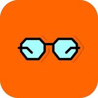 Eyeglasses Vector Icon Design