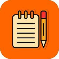 Taking Notes Vector Icon Design