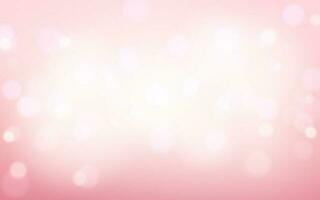 Pink valentine bokeh soft light abstract background, Vector eps 10 illustration bokeh particles, Background decoration