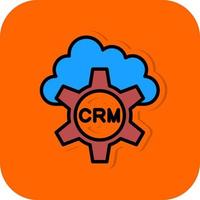 CRM Vector Icon Design