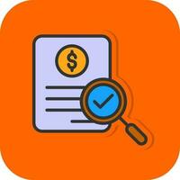 Audit Vector Icon Design