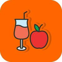 diseño de icono de vector de jugo de manzana