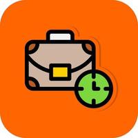 Work Time Vector Icon Design