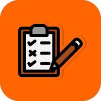 Tasks Checklist Vector Icon Design