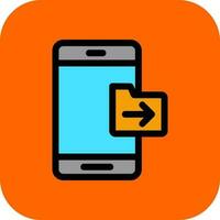 Send Folder Vector Icon Design