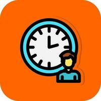 Working Hours Vector Icon Design