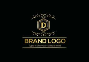 Initial Letter Luxury Logo template in vector art