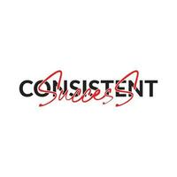 Consistency Success banner web icon set, vision, goal, planning, target, Strategy, doing, teamwork, consistency for success. minimal vector infographic concept.