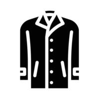 coche ropa de calle masculino glifo icono vector ilustración