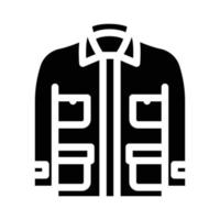 chore outerwear male glyph icon vector illustration