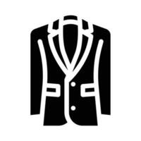 tuxedo outerwear male glyph icon vector illustration