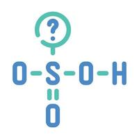 science molecular structure color icon vector illustration