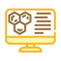 laboratory molecular structure color icon vector illustration
