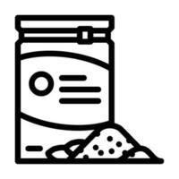 cacao chocolate candy food line icon vector illustration