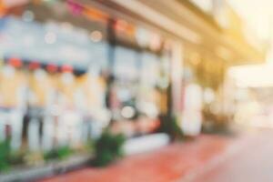 Abstract blurred light table in coffee shop and cafe with bokeh background. product display template. photo