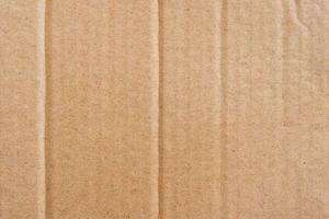 Close up brown cardboard paper box texture and background. photo