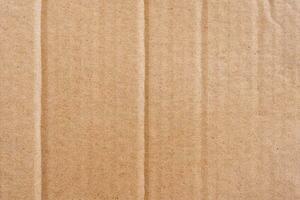 Close up brown cardboard paper box texture and background. photo