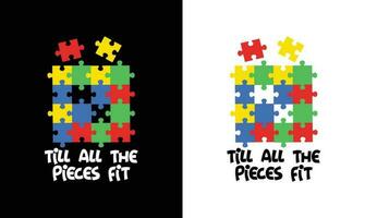 Autism Quote T shirt design, typography vector