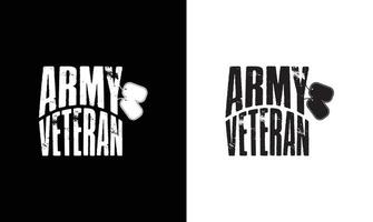 Army T shirt design, Veteran T shirt design vector