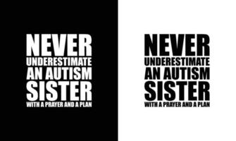 Autism Quote T shirt design, typography vector