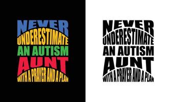 Autism Quote T shirt design, typography vector