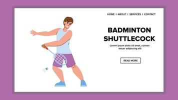 badminton shuttlecock vector