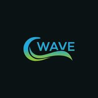 wave logo Vector can editable and resize