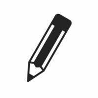 Pencil icon. Pencil icon illustration on white background. Stock vector illustration.